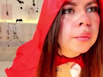 melissa_es — GOAL: plays with whipped cream on her lips [52 tokens remaining] This Red Riding Hood wants the wolf to catch her  #halloween #redhead #teen #bigass #cosplay